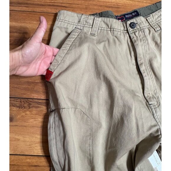 Bugle Boy Men's Khaki Tan Cargo Pants With Zip-Off Legs Size 34x30 Gorpcore Conv - Picture 6 of 12